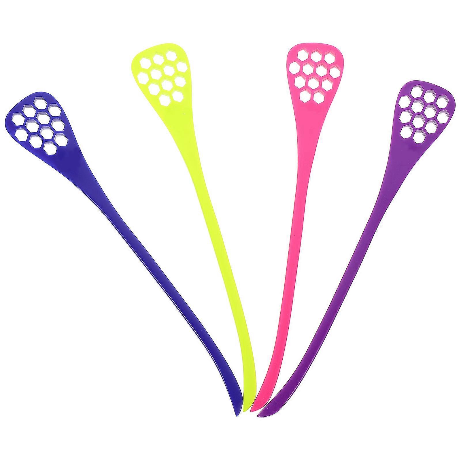 Hair Color Cream Mixer Smooth Handle For Diy Enthusiasts 4Pcs