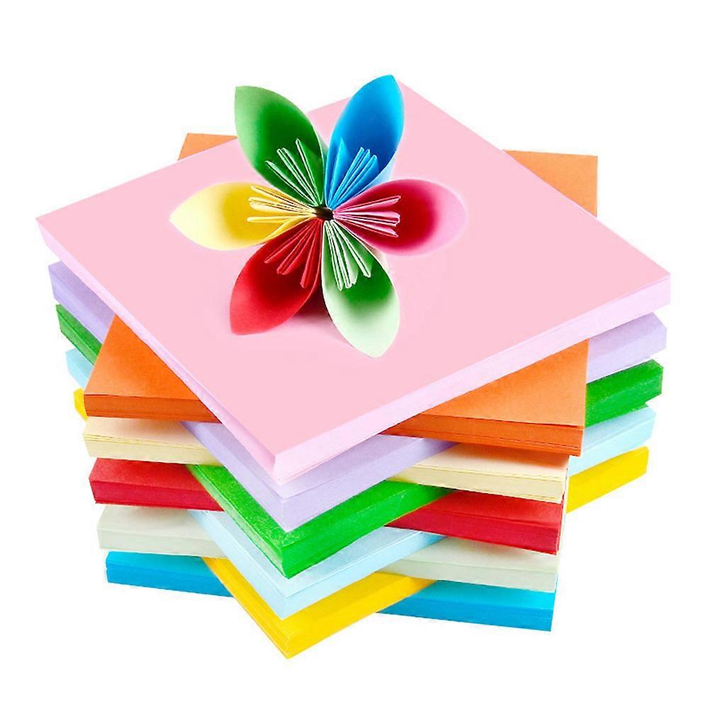 Colorful Cardstock Square 15x15CM Assorted Color Hand Training DIY Crafting 5Set