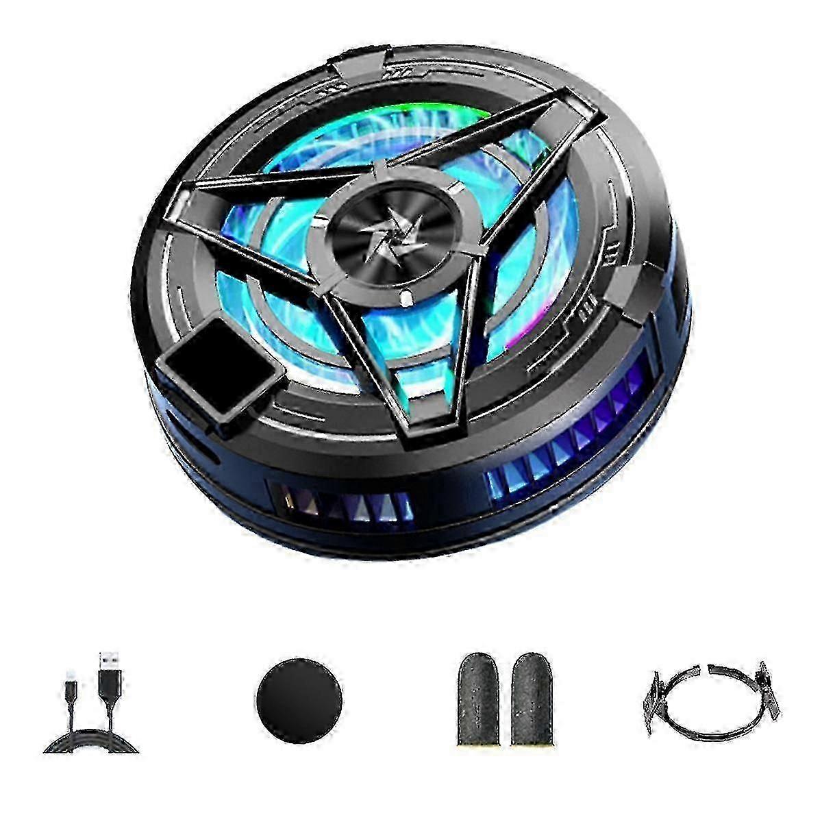 Magnetic Mobile Radiator Phone Cooler with Silent Semiconductor Fan - Efficient Cooling Solution for Tablet & Smartphone