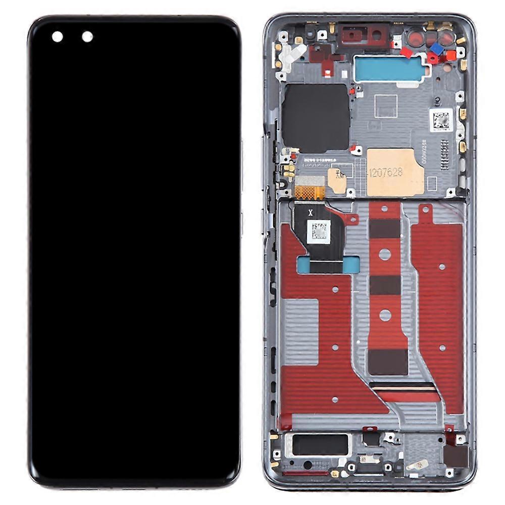 For Honor Magic4 Pro 5G OEM Grade S OLED Screen and Digitizer Assembly + Frame (Without Logo) - Black