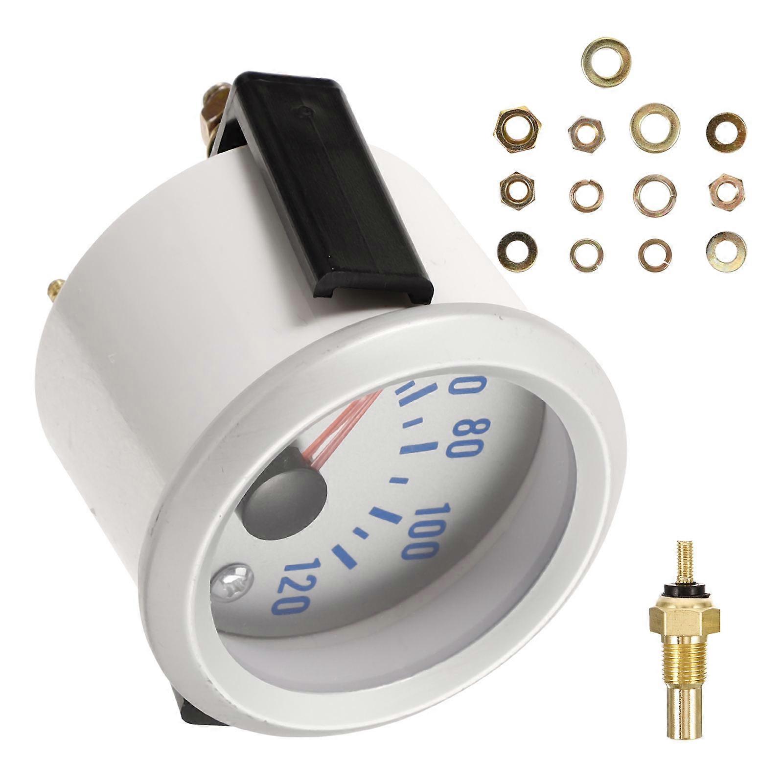 Car Owners Coolant Temp Gauge Accurate Measurement Engine Status Monitoring 2.4×2.4×1.6in 1Pcs