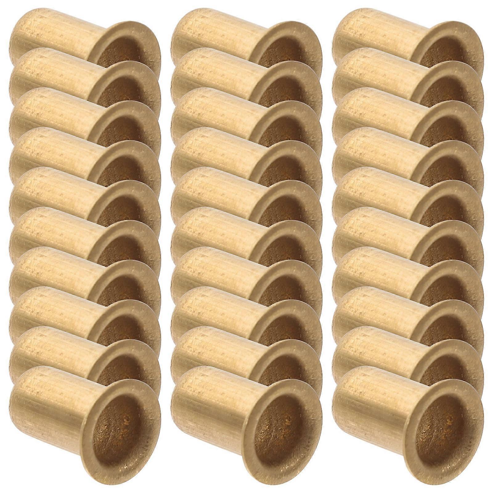 Cabinet Support Shelf Peg Shelf Riveting Bookshelves Cylindrical Copper 30Pcs