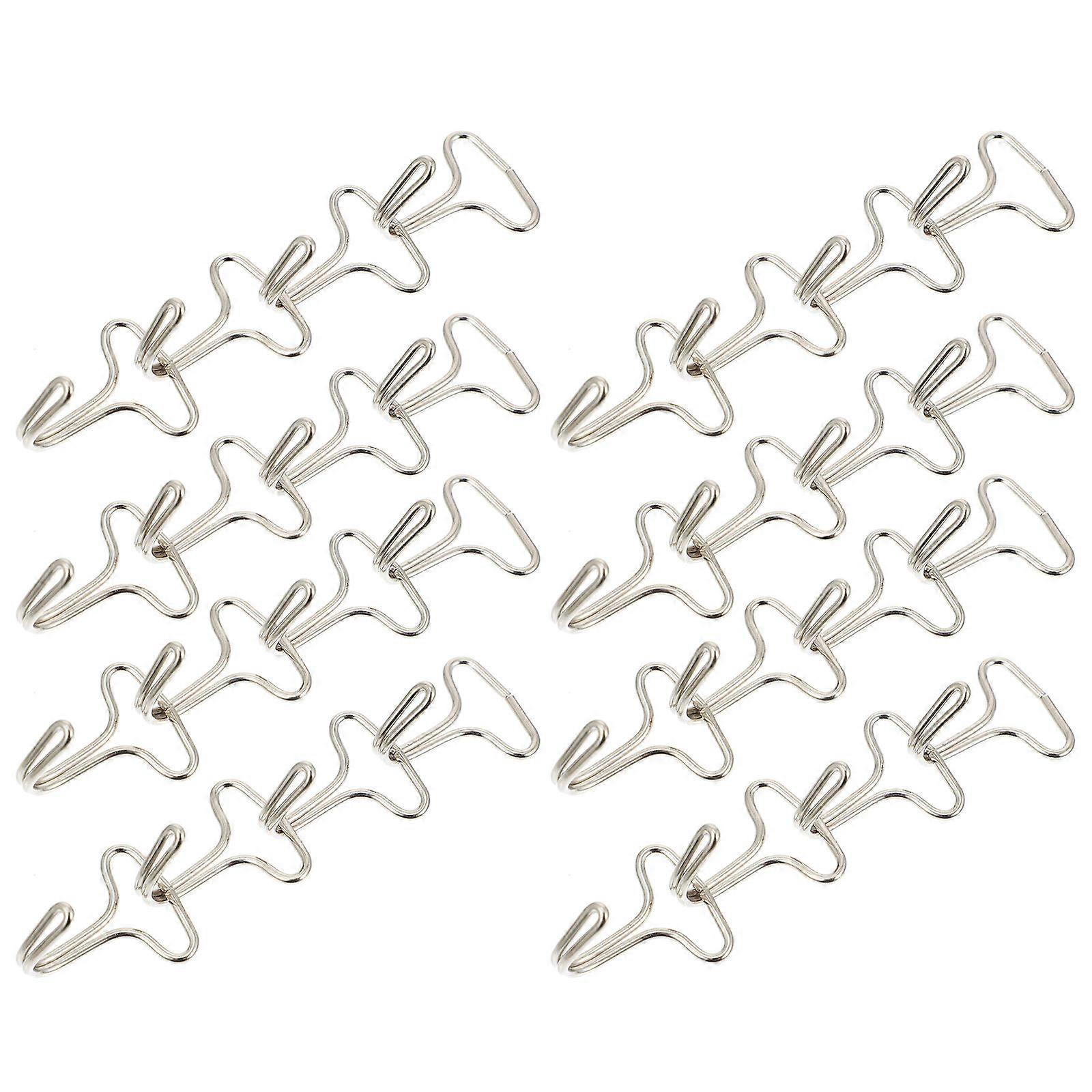 Car Hanging Accessories Car Seat Back Hooks Iron Material Hook For Vehicle Maintenance Car Owners 100Pcs