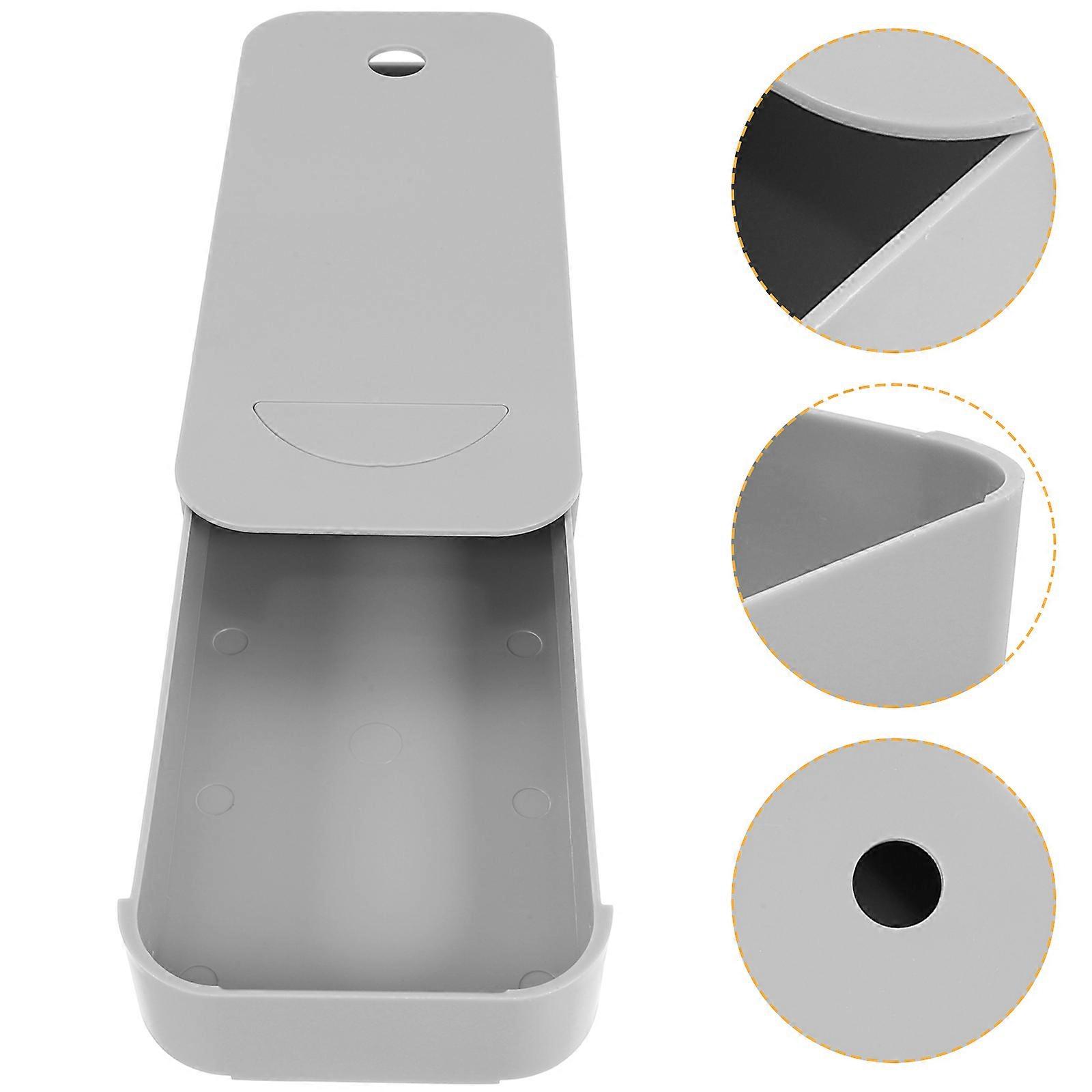 Plastic Desk Organizer for Storage Light Grey Sturdy and Safe Environment-friendly