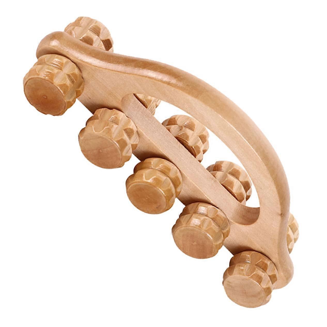 Roller Massage Tool Hand Massager with Wheels Leg Roller Ball Massager