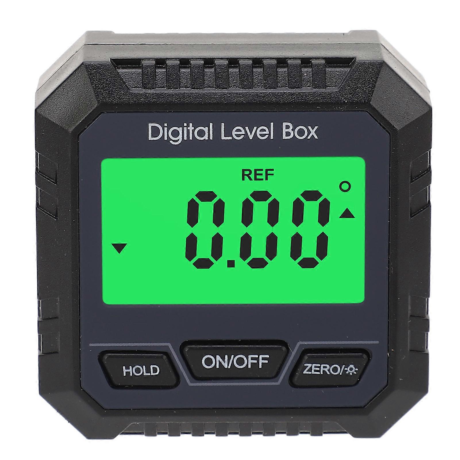 Digital Level Box Magnetic Angle Finder Protractor Inclinometer for Carpentry Building Masonry Balck