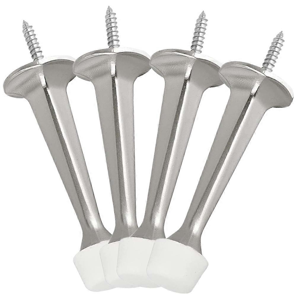 Wall Door Stopper 4Pcs Retro Design Protect Walls And Doors With Rust Protection Zinc Alloy Material For Family Use