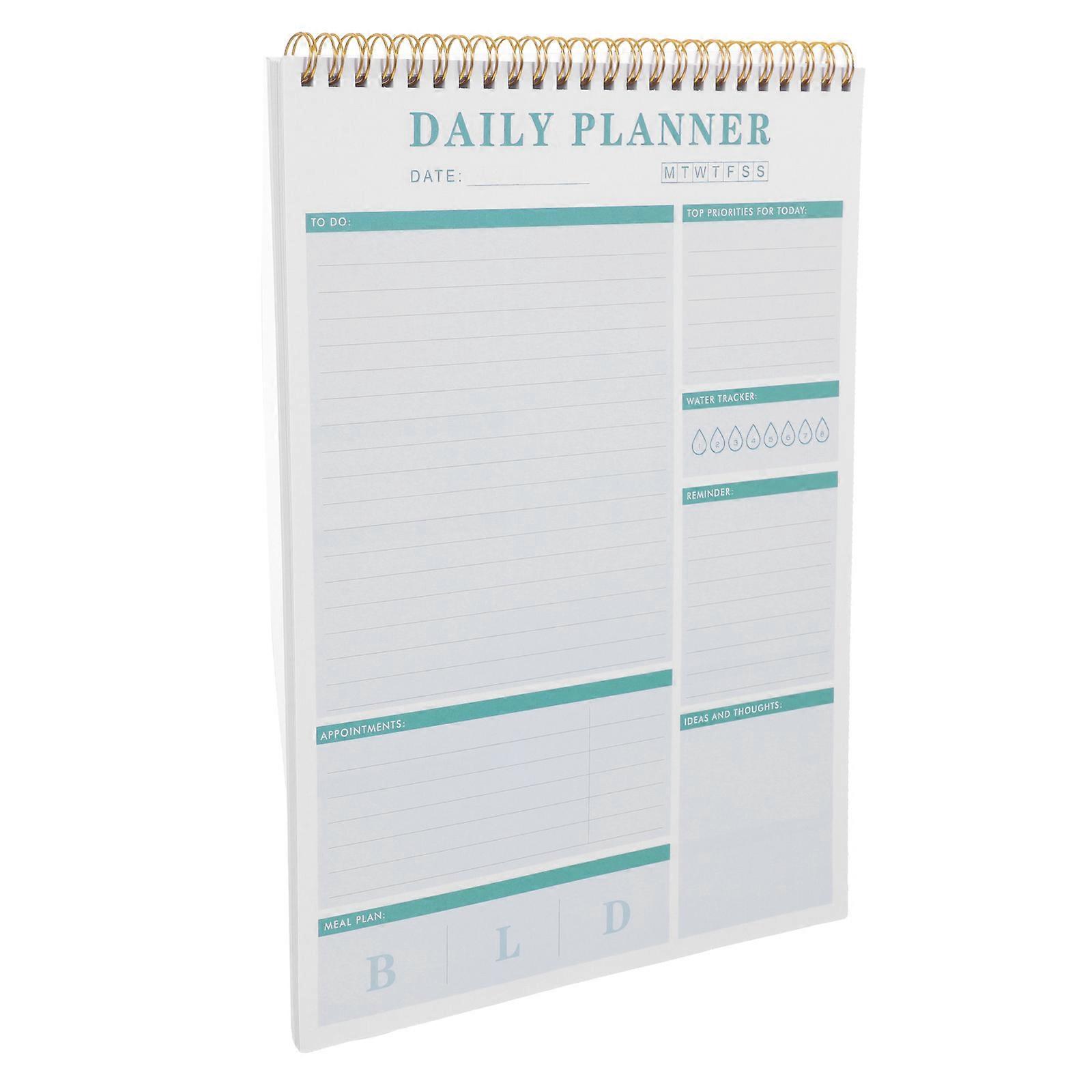 Schedule Planner Desk To Do Notepad Professionals Daily Planning A4 52 Pages Note Taking 1Set