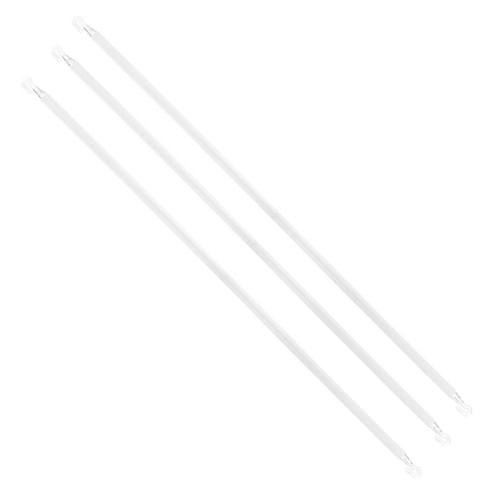 Drapery Pull Rods for Curtains Blind Wand Replacement Parts Easy Installation Homeowners Students 3Pcs