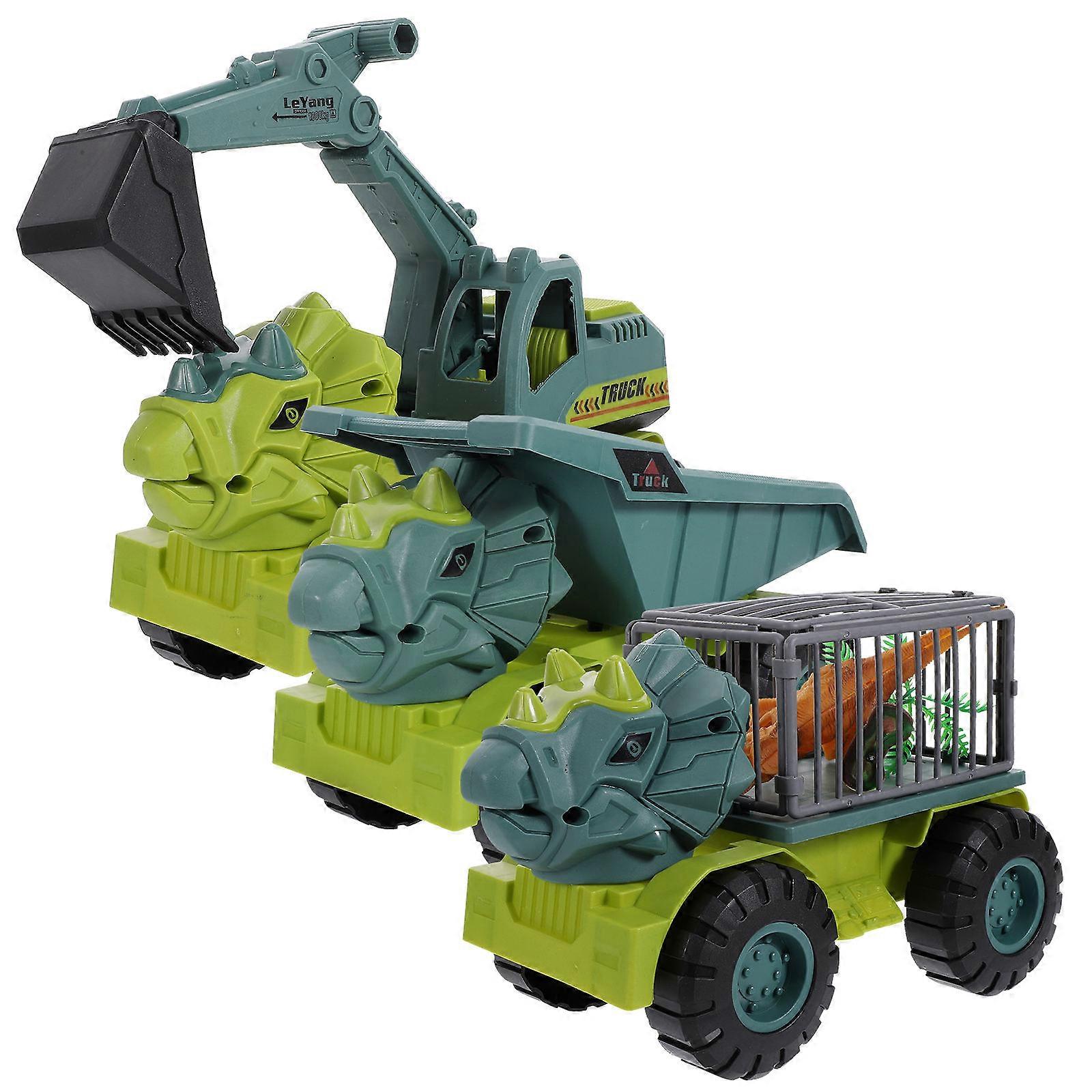 Children's Party Favors Car Toys With Excavator Shape And Logical Thinking Enhancement In A Random Style 1 Set
