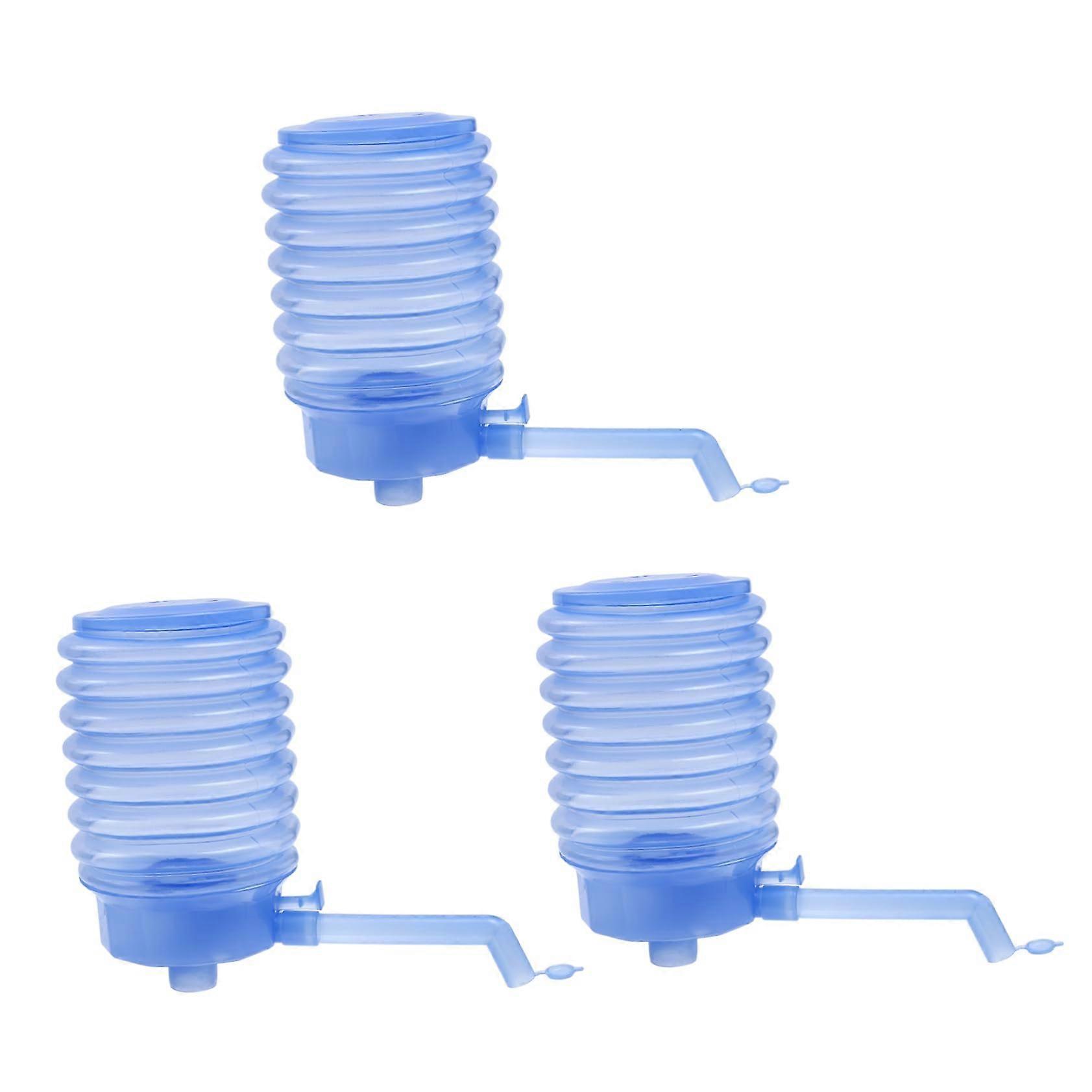 3 Pieces Manual Water Pump Hand Press for Drinking Water with Hose Extensions Portable Camping and Home