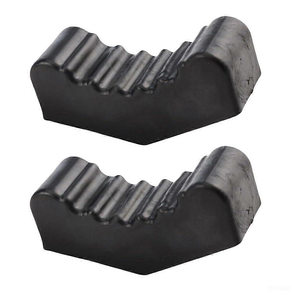 Jack stands, rubber grip pads, improved safety and undercarriage protection for vehicle maintenance, 6ton capacity.