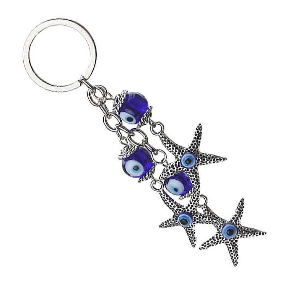 Blue Eye Keychain Pendant – Lightweight Car Key Charm for Bag and Key Decoration