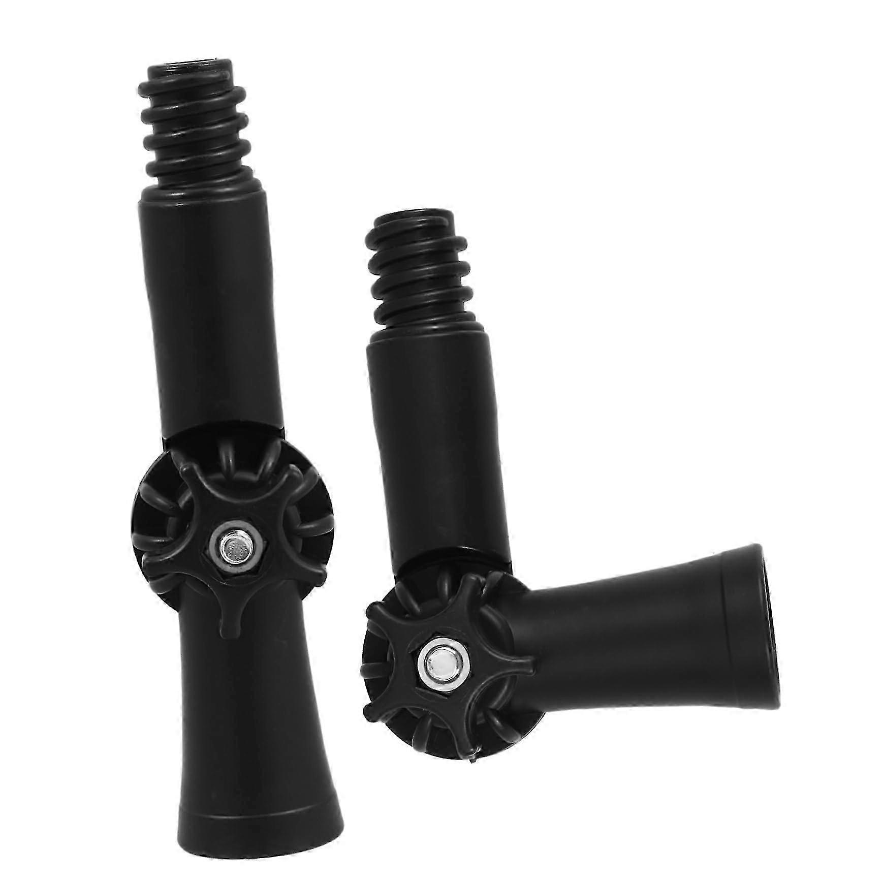 2 pieces extension rods angle joint swivel adapter with adjustment adjustable universal joint for broom adapter compatible with American