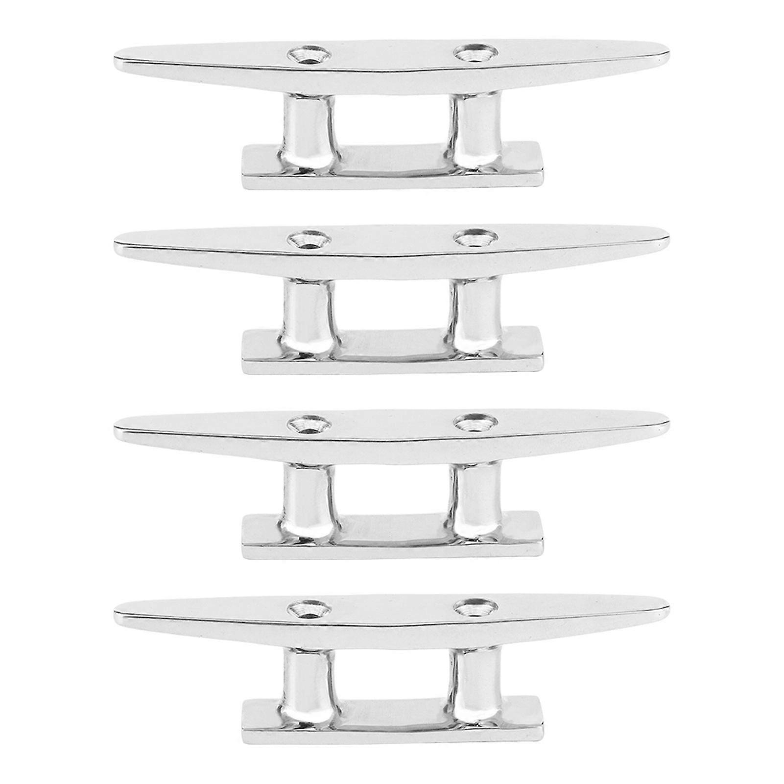 4pcs mooring rope cleat for boat deck 100mm