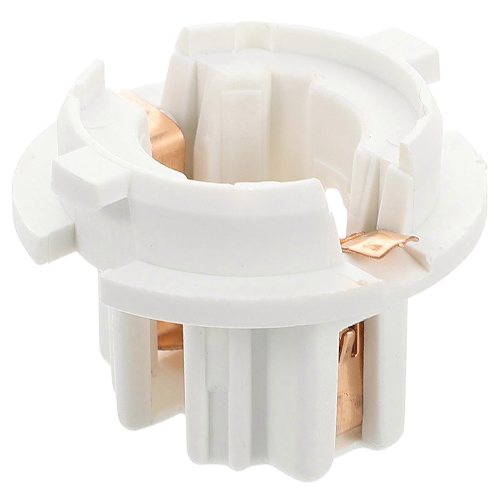 Robust Plastic Lamp Bulb Holder Replacement for Durable Headlight Clamp Nut & Tail Light Socket with Reliable Bulb Retaining Spring Clips