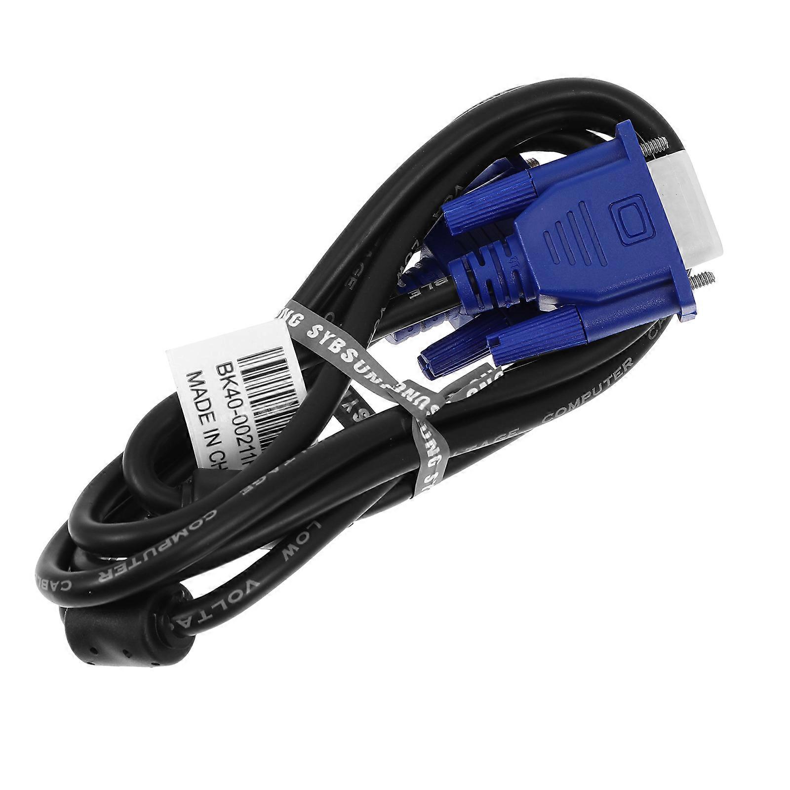 2pcs VGA Connector Cable Male to Female for Laptop, Monitor, Projector Heat Resistant Display Adapter Extension Cord
