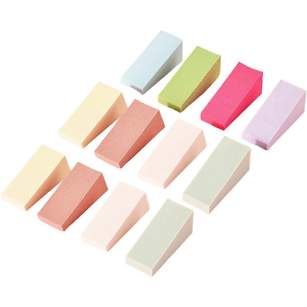 24PCS Gradient Nail Art Sponges DIY Manicure Tools for Beautiful Color Effects, Lightweight Compact Design for Home and Salon Use