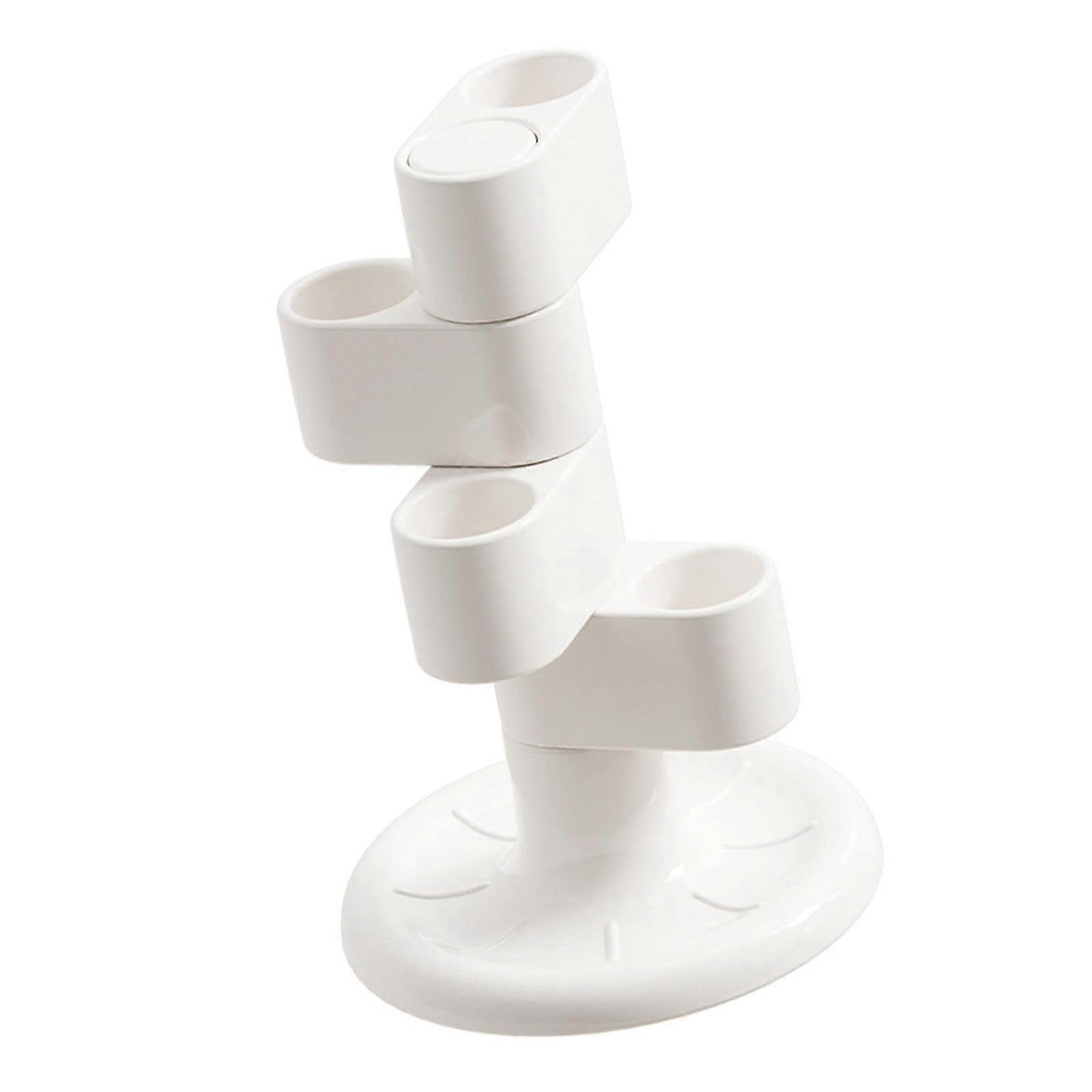 Modern Rotating Desktop Organizer for Stationery and Makeup Tools, Full Rotation Pen Holder for Office, Home, and School