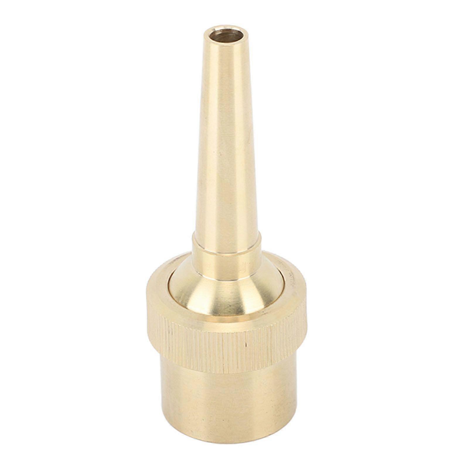 Brass Direct Fountain Nozzle Female Screw Connection Spherical Joint Adjustable Direct Fountain Nozzle for Pond Garden G1in