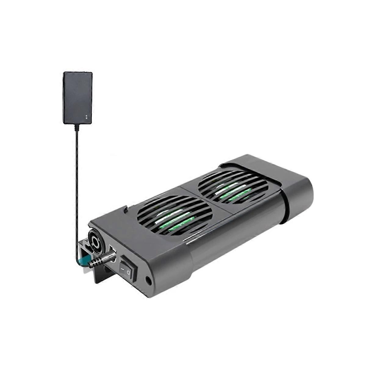 Aquarium Chiller Cooling Fan Fish Tank Cooling Fan 2 Heads EU Plug