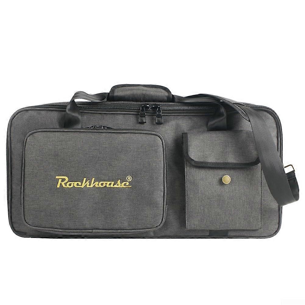 Portable guitar effects pedal case with stylish design for easy transport (L)