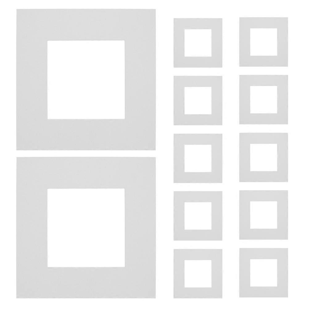 Picture Frame Display White Board for Artwork Photos Prints Posters Durable Paper Enhance Artwork Display 15Pcs