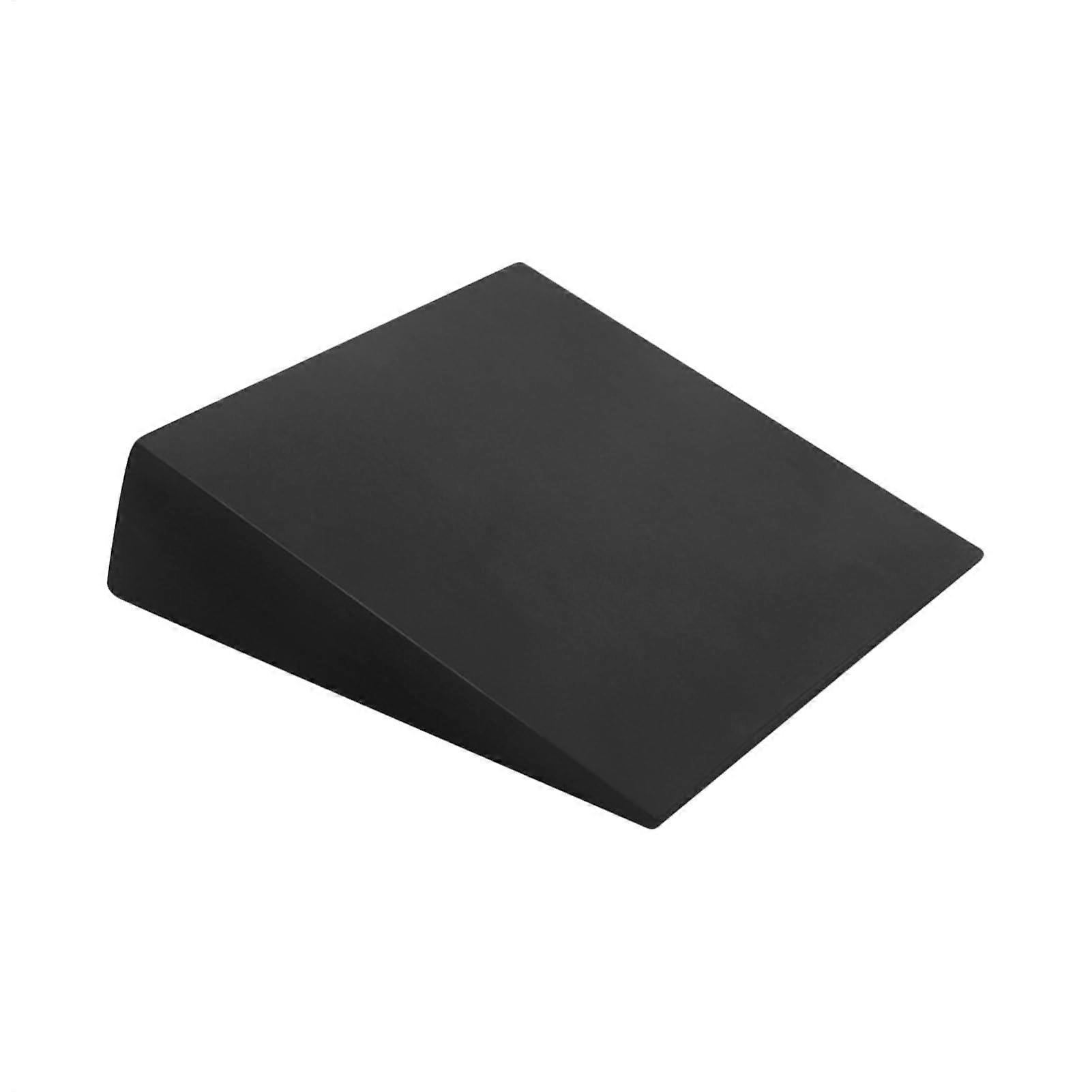 Squat Wedge Ramp Slant Board - Non-Slip High-Density Foam Yoga Slant Board for Stretching and Strengthening, Portable Black