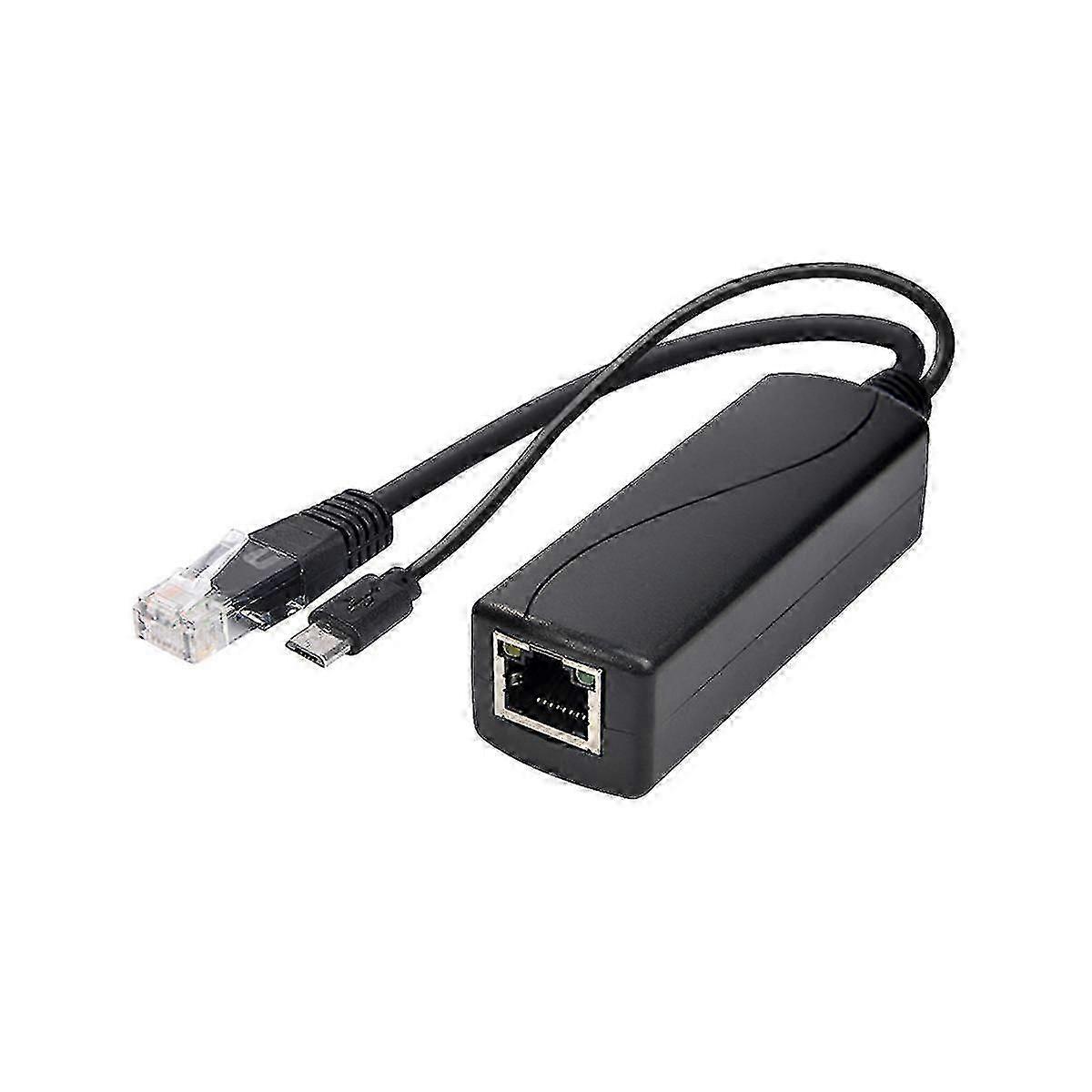 100m Poe Splitter 5v 2.4a Ieee802.3af Poe Splitter Cable -usb Interface For Raspberry