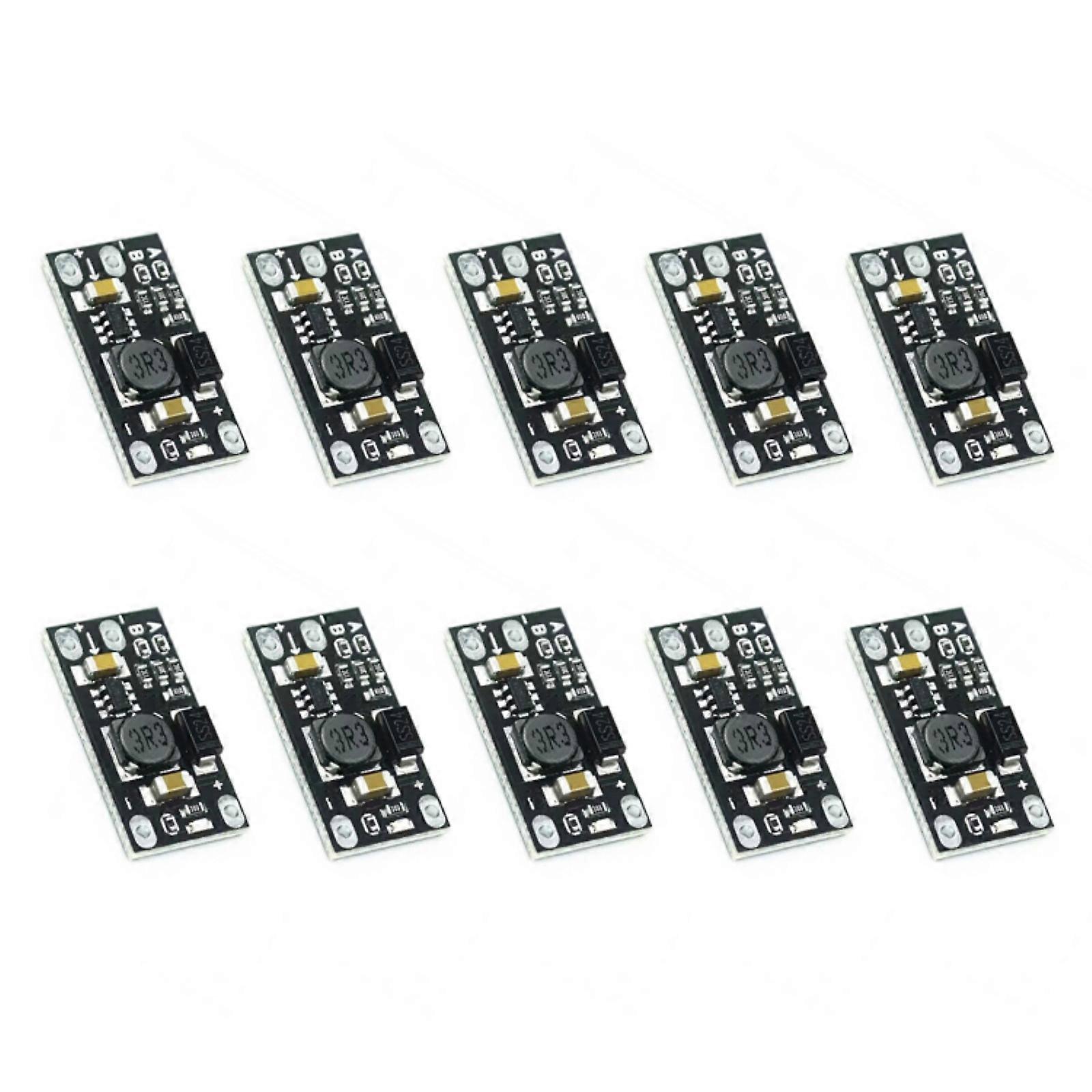 Small Mini Power Boost Conversion Board 3.7V to 12V Adjustable Output Energy Regulator for Rechargeable Battery Devices Multicolor