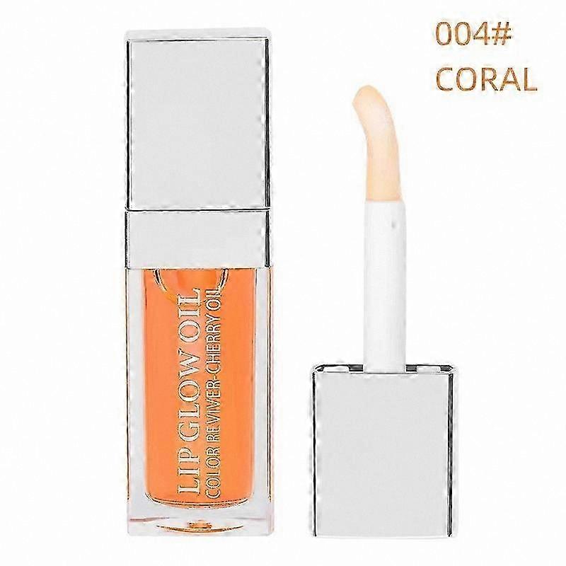 Moisturizing Lip Oil with Plumping Effect, Glossy Transparent Formula for Soft and Hydrated Lips, Non-Sticky Tinted Lip Care Solution