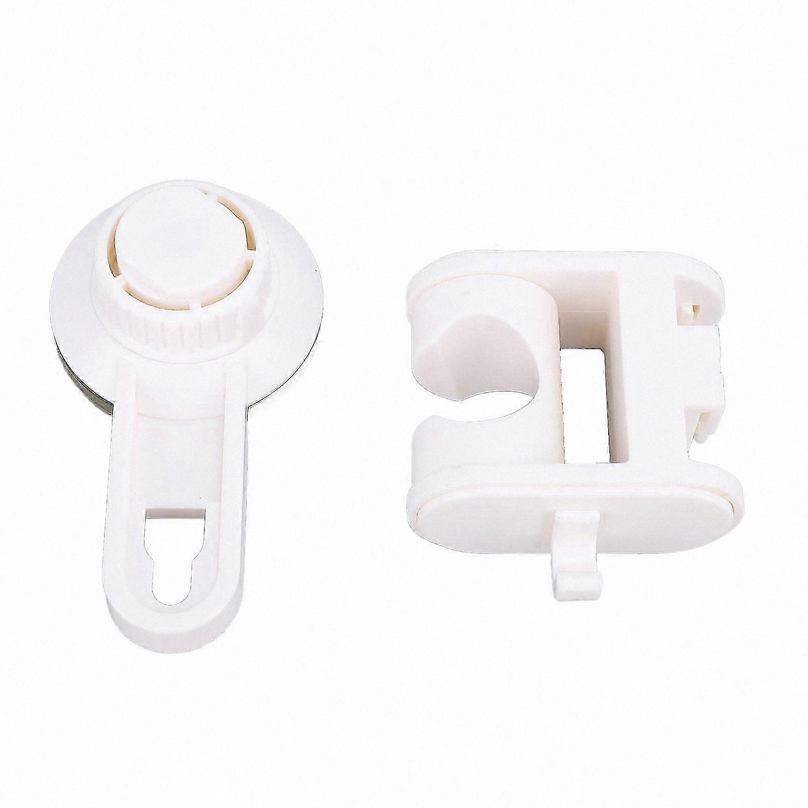 Adjustable Suction Cup Shower Head Holder - Universal Bathroom Mounting Bracket White