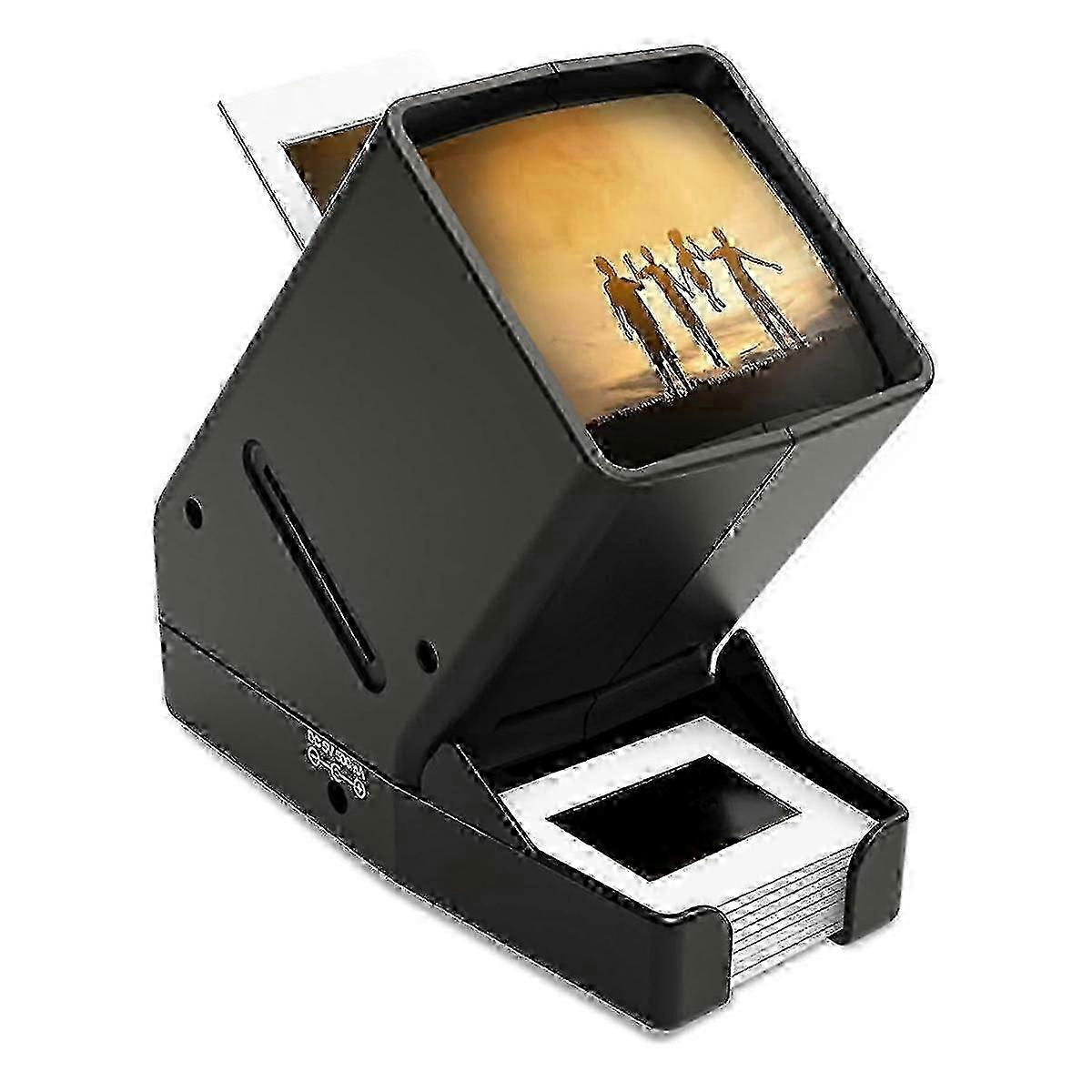 35mm Slide Viewer with 3X Magnification, USB and Battery Powered for Daylight Film Slides and Negatives