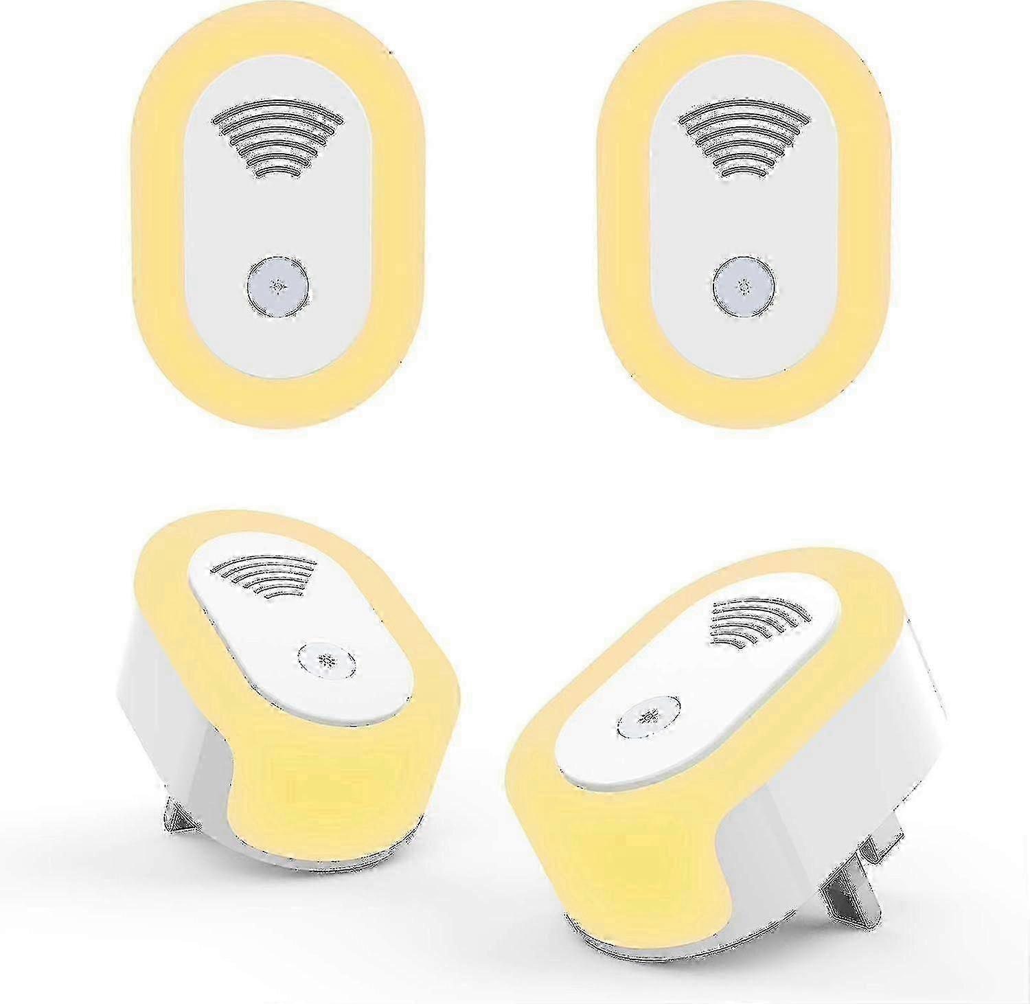Pest Repellent, 4 Pack Insect Repeller With Led Night Light, Safe A...
