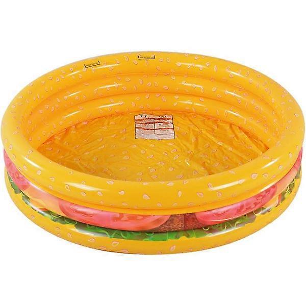 Inflatable pool, children's pool, paddling pool, water pool for the summer, ball pit of 115 cm