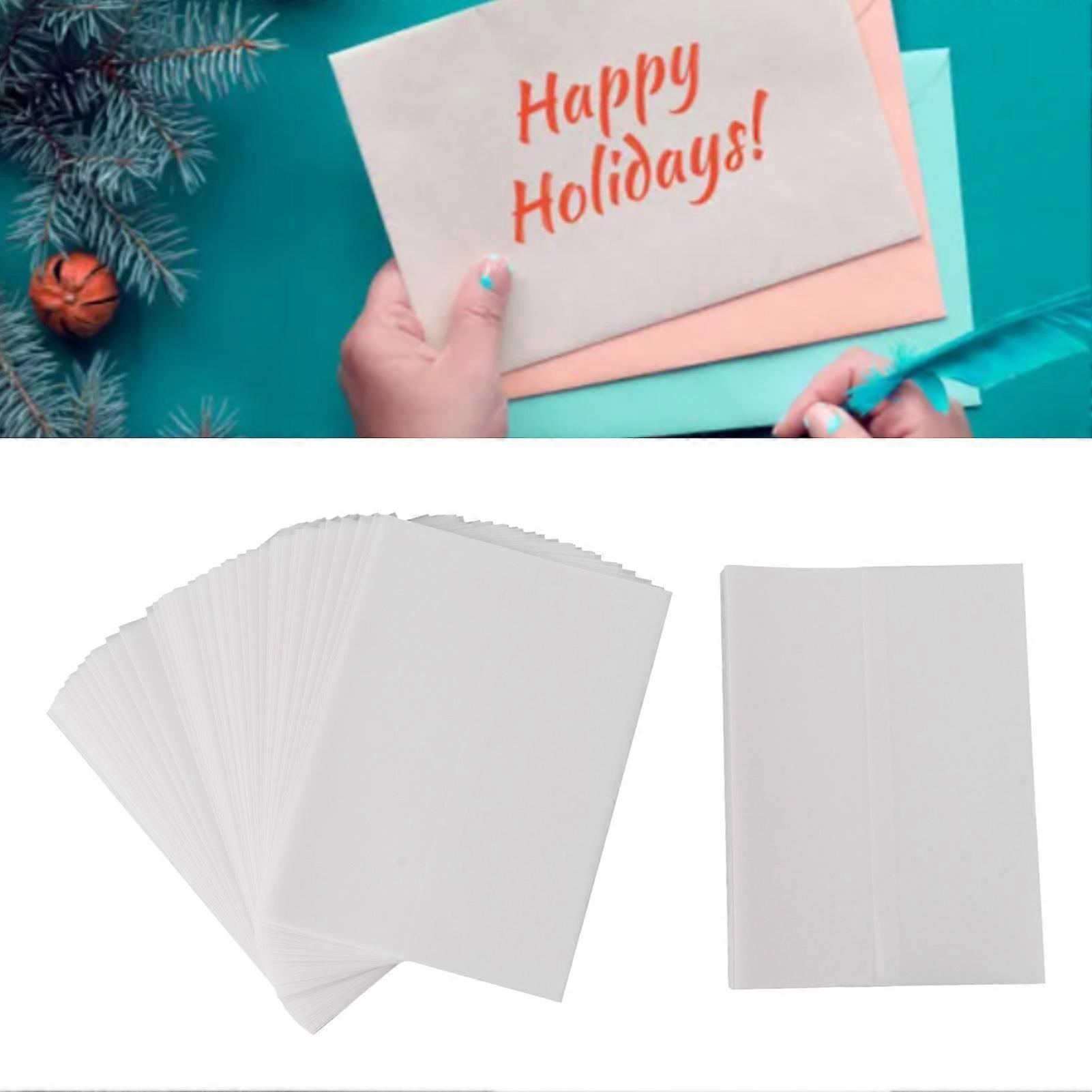 100 Pcs Transparent Tracing Paper 18.9oz Multi-Functional Sheets