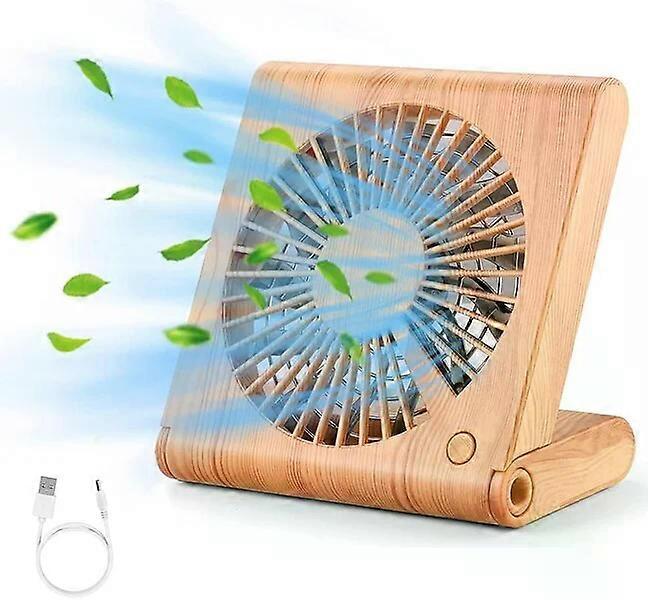 Mini folding fan, compatible with multiple devices, narrow fan blades protect fingers