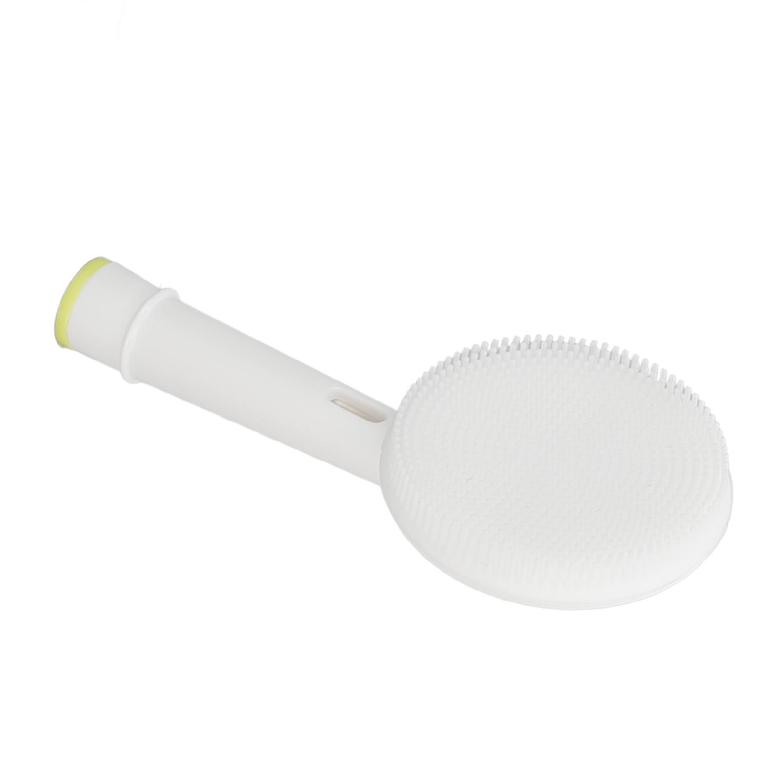 Face Brush Head White Silicone ABS Replacement for Daily Cleaning