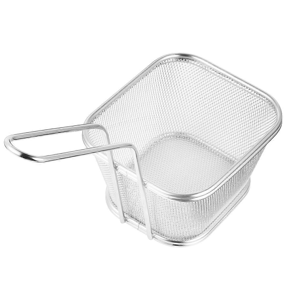 Fryer Basket for Pot Food Placement Home Users 8.7×3.5×2.4in Deep Frying Tool 1Pack