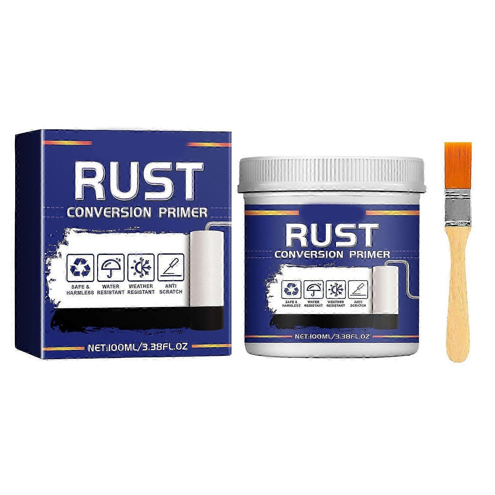 2025 Rust-Converter Primer Rust Prevention Primer for Corroded Metal Item Corrosions-Resistant Primer