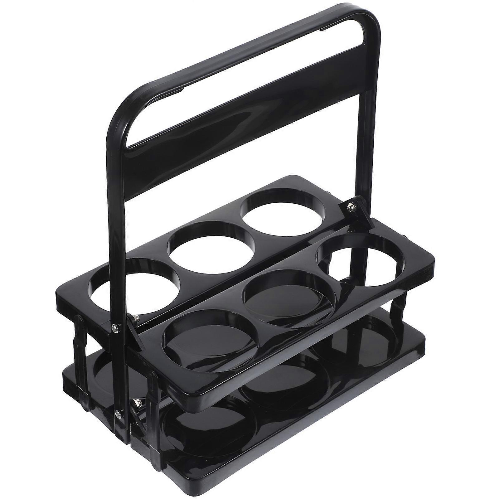 Beer Bottle Carrier with Handle for Holding Bowls Plastic Foldable