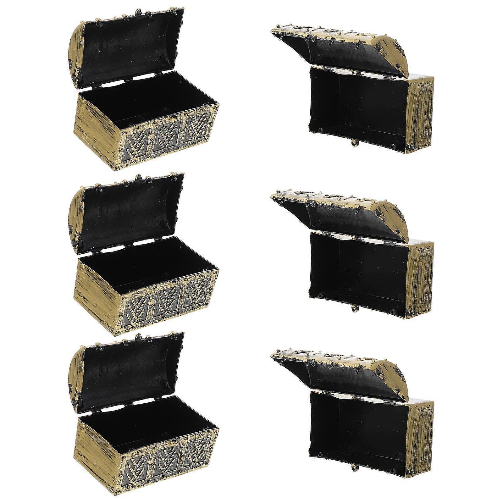 Pirate Transparent Box for Creative Storage Containing 6Pcs Plastic Boxes