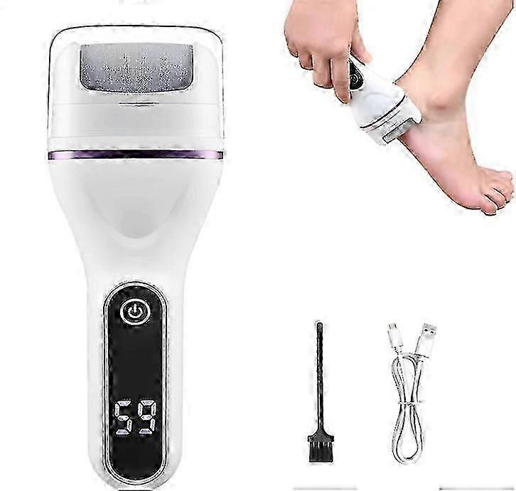 Optimized Electric Foot Callus Remover with Digital Display - Essential Tool forFeet Care