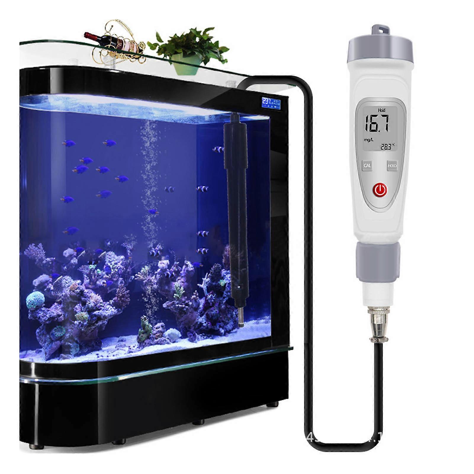 Portable Water Quality Tester DO Meter 0-20 mg/L Backlight LCD