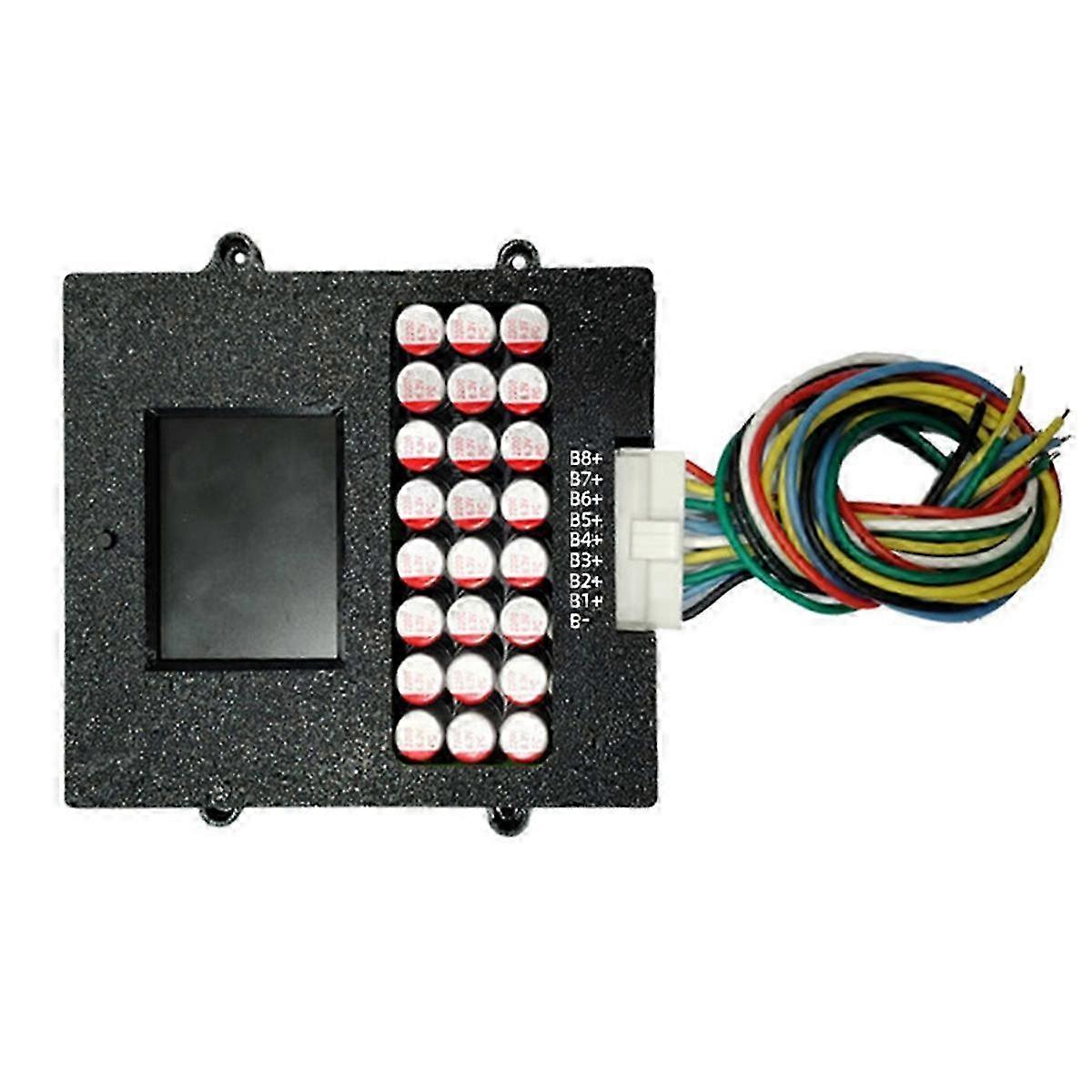 Active Balancer with Voltage Display TFT Battery Tester for Lipo/Lifepo4, 8s Energy Transfer Up to 5A