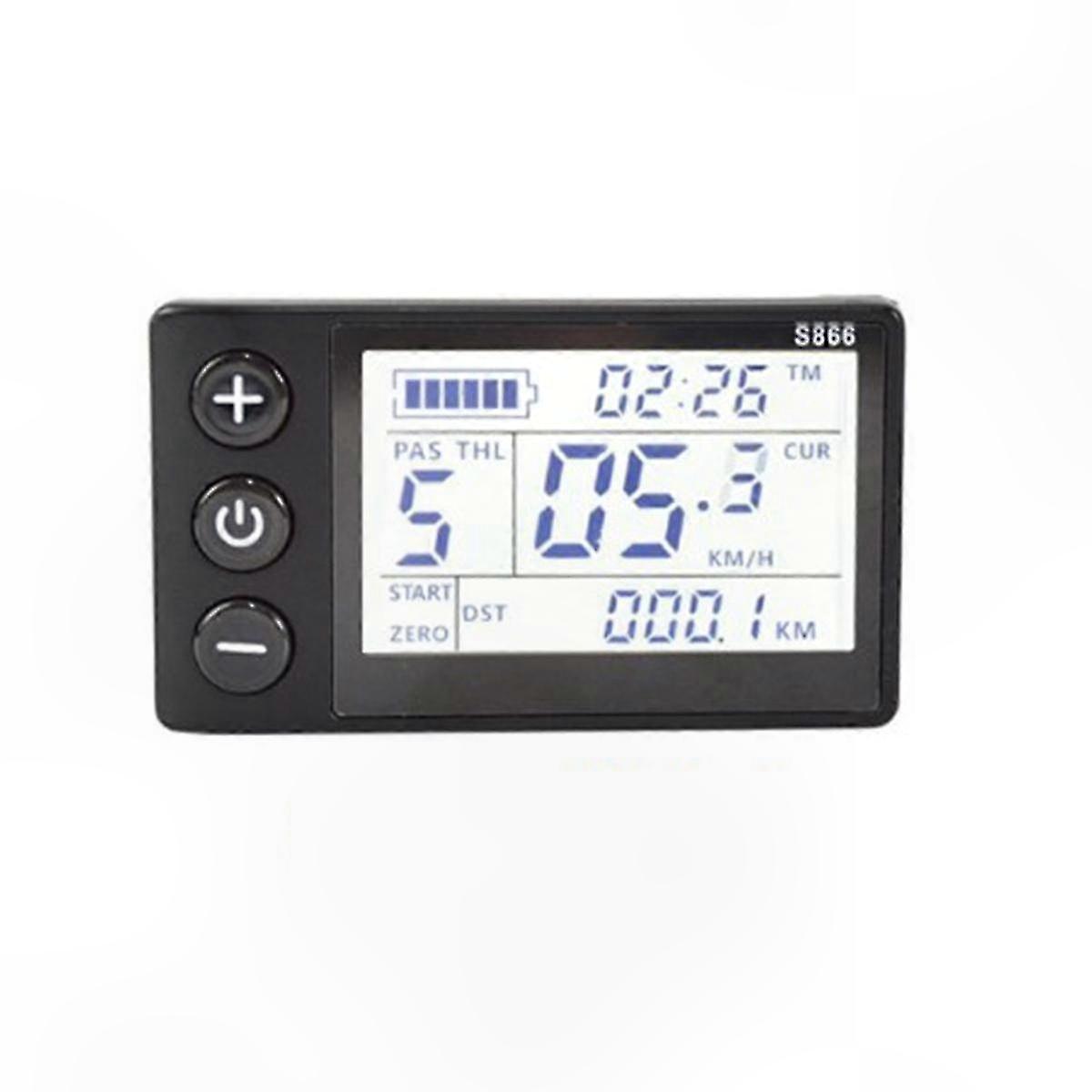LCD Display Control Panel for Electric Bikes and Scooters with Waterproof Feature
