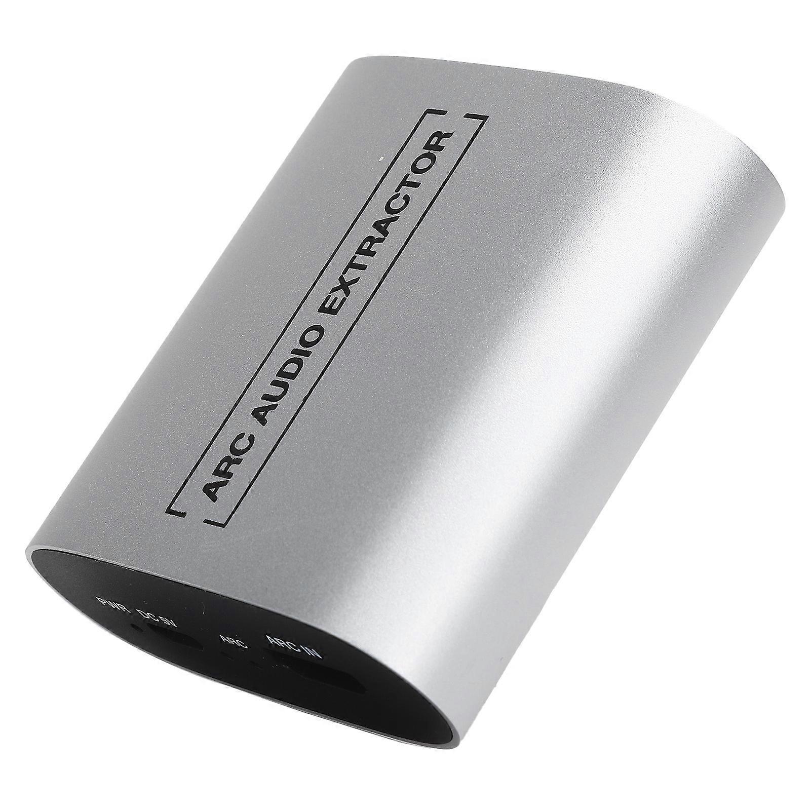 Audio Decoder ARC Extractor Converter HDMI 1.4 Silver Aluminum Alloy