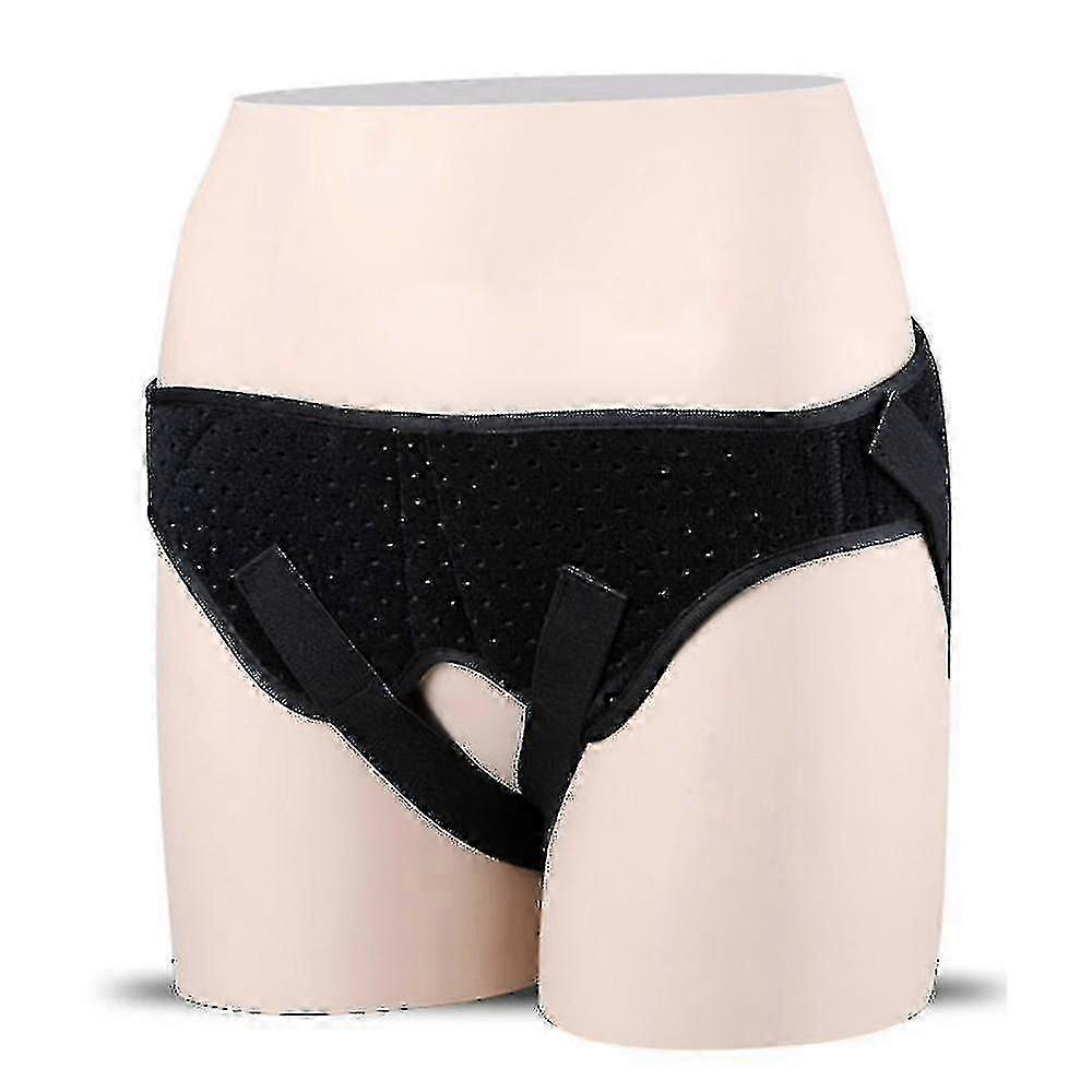 疝气带桁架，用于腹股沟或运动疝气支撑支架止痛恢复带，带 2 个可拆卸压缩Pads_（COSTBUY）