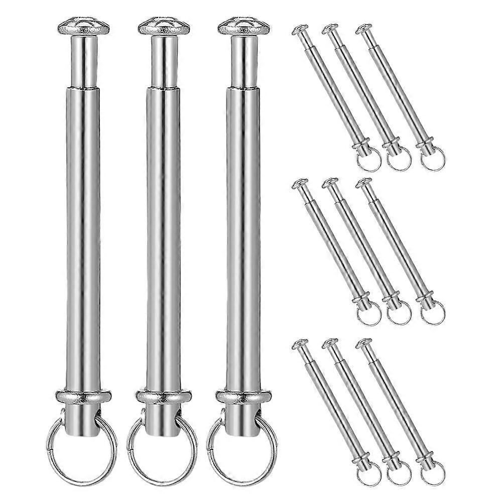 12sets Folding Fan Shaft Rivets And Nuts Repair Kit For Diy Handmade Fans Handheld Fan Solid Shaft Replacement Fasteners Crafting Diy Studs