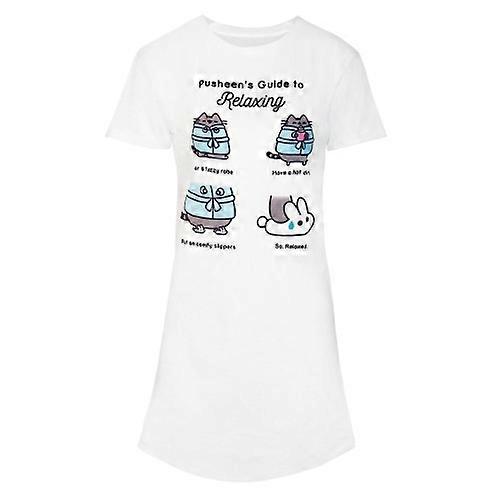 Pusheen Womens/Ladies Guide To Relaxing T-Shirt